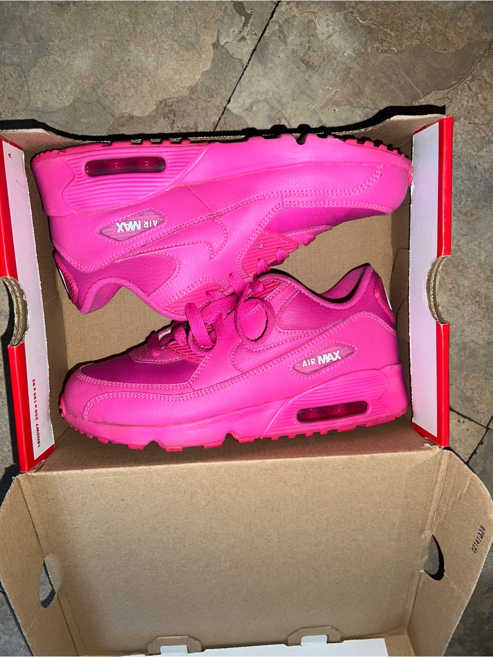 Nike Kids Air Max Sneakers in Hot Pink